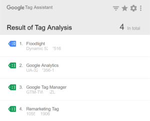 Google Tag Assistant