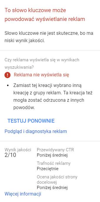 Wynik Jakości