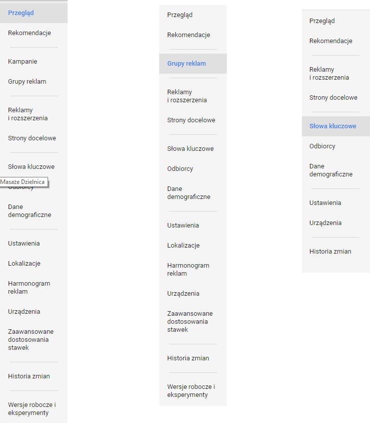 Nowy Panel Google Adwords