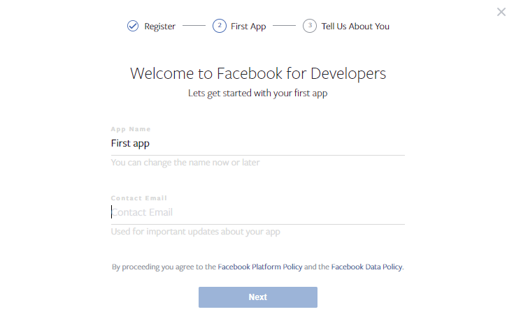 promocja aplikacji facebook for developers