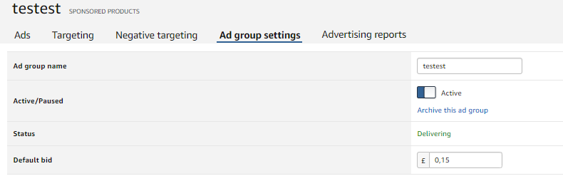 ad group amazon ads