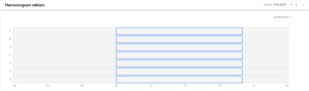 harmonogram reklam