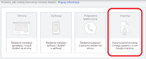 Konfiguracja śledzenia konwersji offline