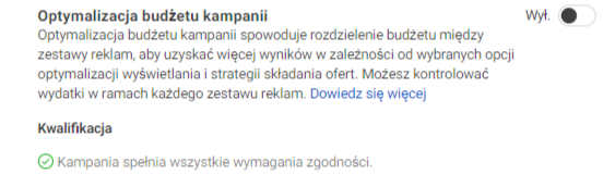 optymalizacja budżetu kampanii