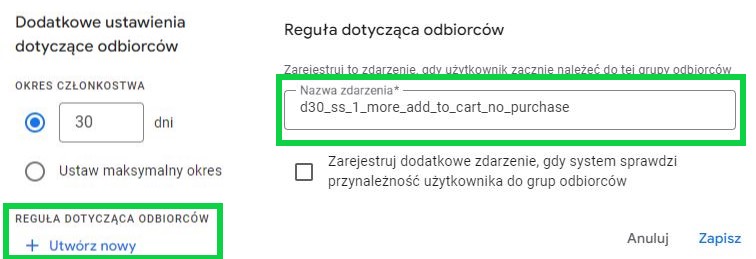 Niestandardowy sposób tworzenia zdarzeń w GA4.