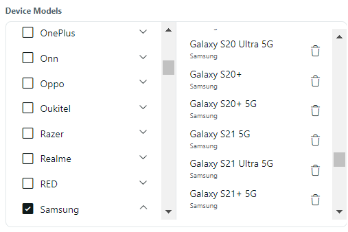 Reddit Ads device models