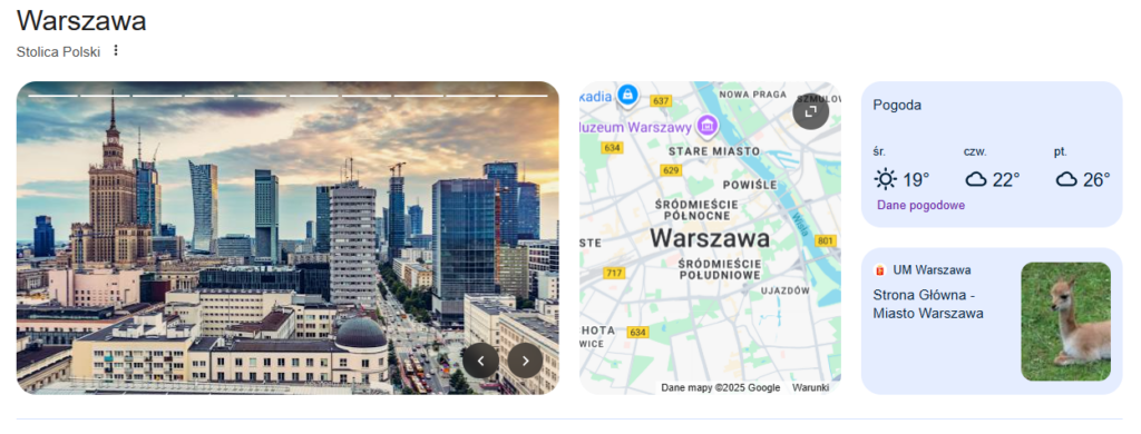 Przykład zero-click content
